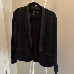 Tart Textured Black Blazer